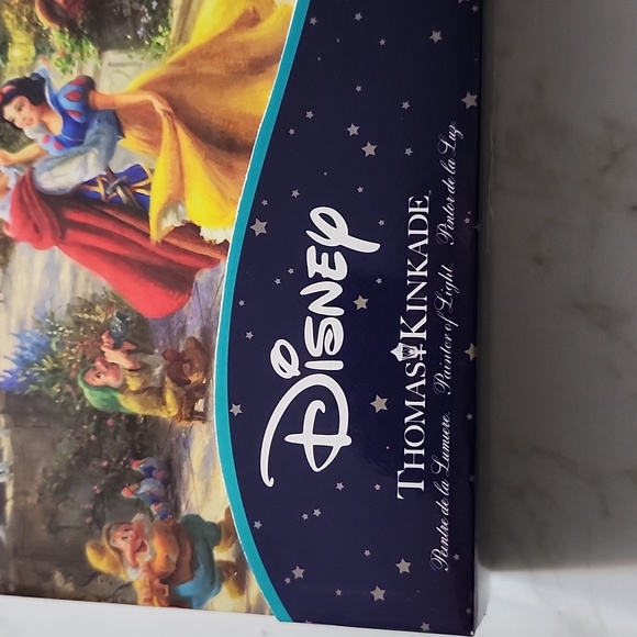 Disney Thomas Kinkade Snow White & 7 Dwarfs Puzzle and Poster. - Picture 3 of 4